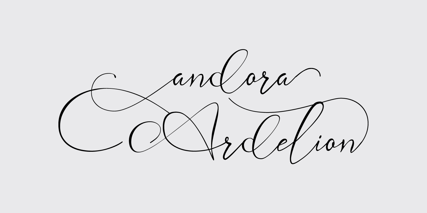 Шрифт Andora Ardelion